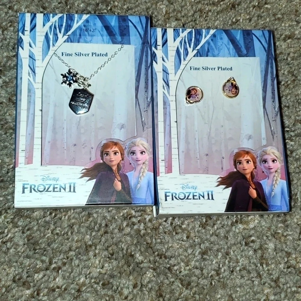 Frozen II Amethyst Crystal Charm Bracelet Silver Plated